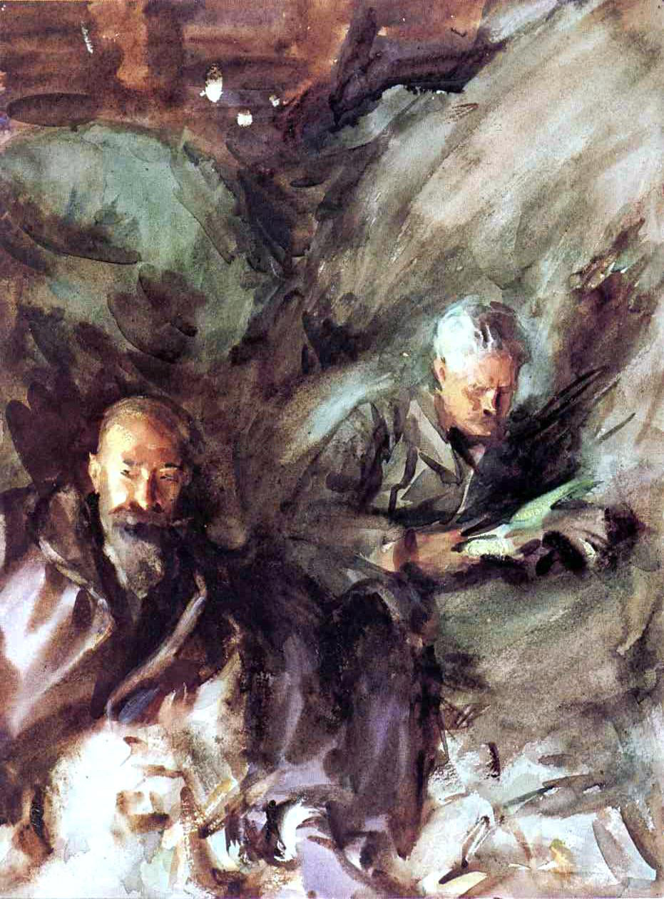 John Singer Sargent In a Hayloft - Canvas Print