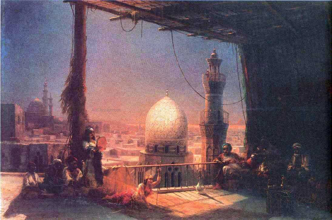 Ivan Constantinovich Aivazovsky In Cairo - Canvas Print