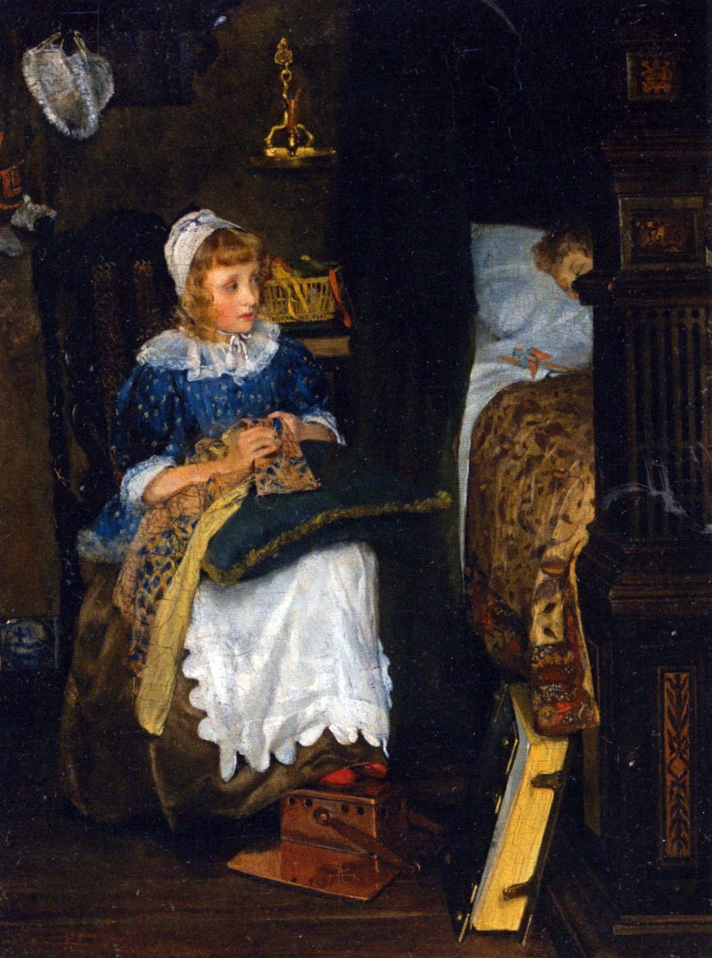 Lady Teresa Alma-Tadema In Good Hands - Canvas Print
