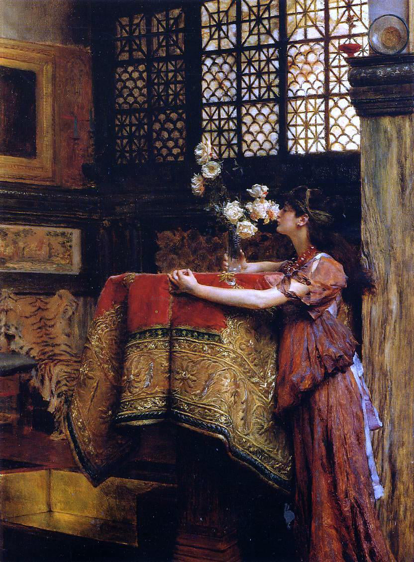 Sir Lawrence Alma-Tadema In My Studio - Canvas Print