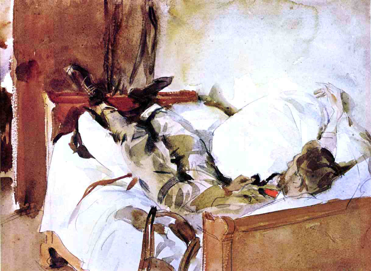 John Singer Sargent In Switzerland - Canvas Print