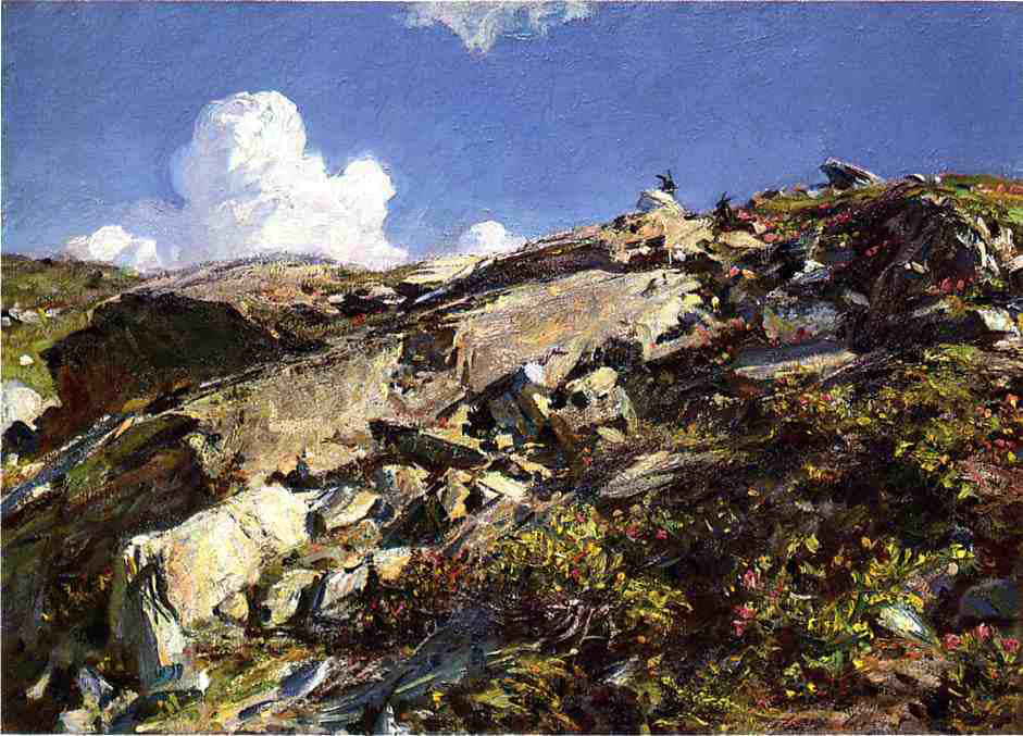 John Singer Sargent In the Alps - Canvas Print