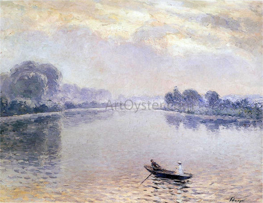 Henri Lebasque In the boat at St Pierre - Canvas Print