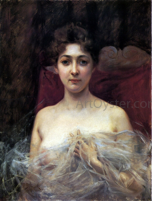 Julius LeBlanc Stewart In the Boudoir - Canvas Print