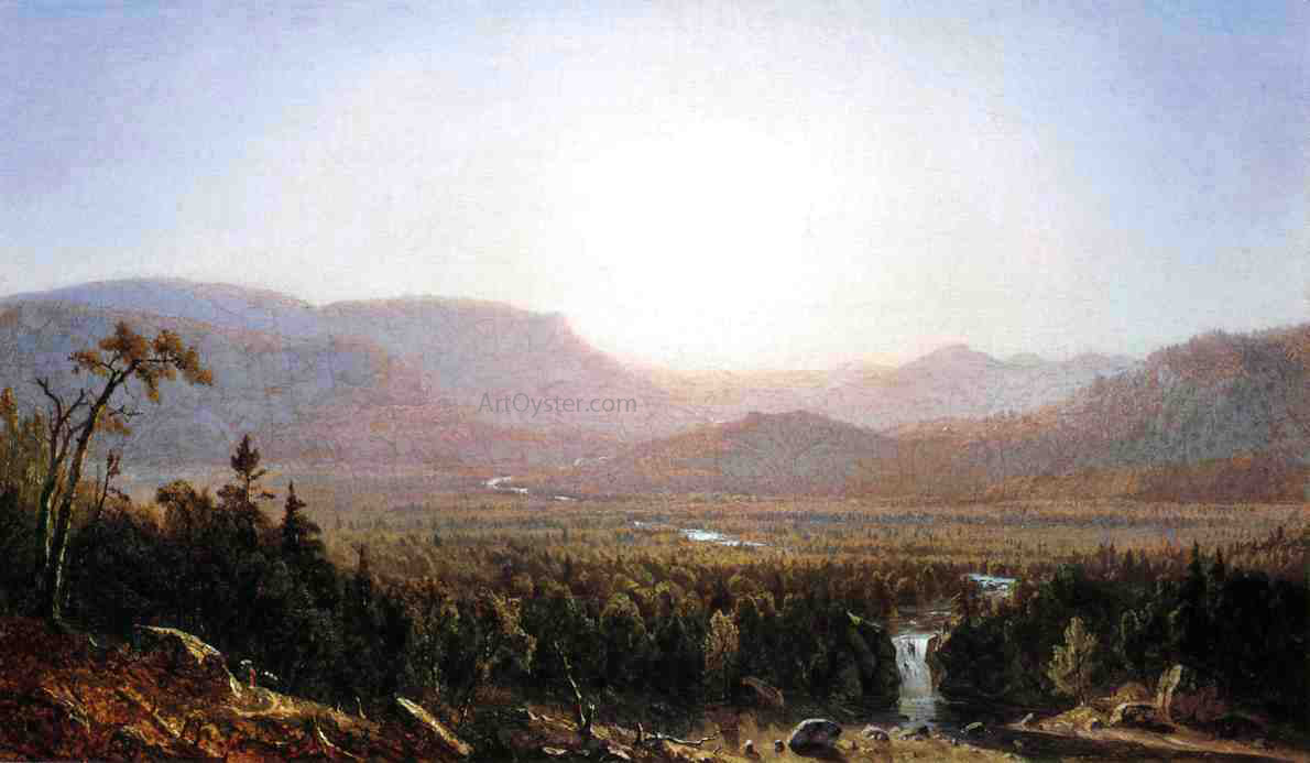 Sanford Robinson Gifford In the Catskills (also known as A Catskill Study) - Canvas Print