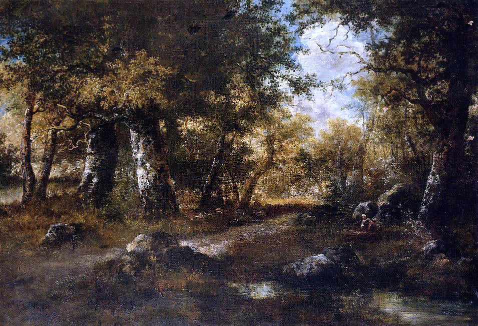 Narcisse Virgilio Diaz De la Pena In the Forest - Canvas Print