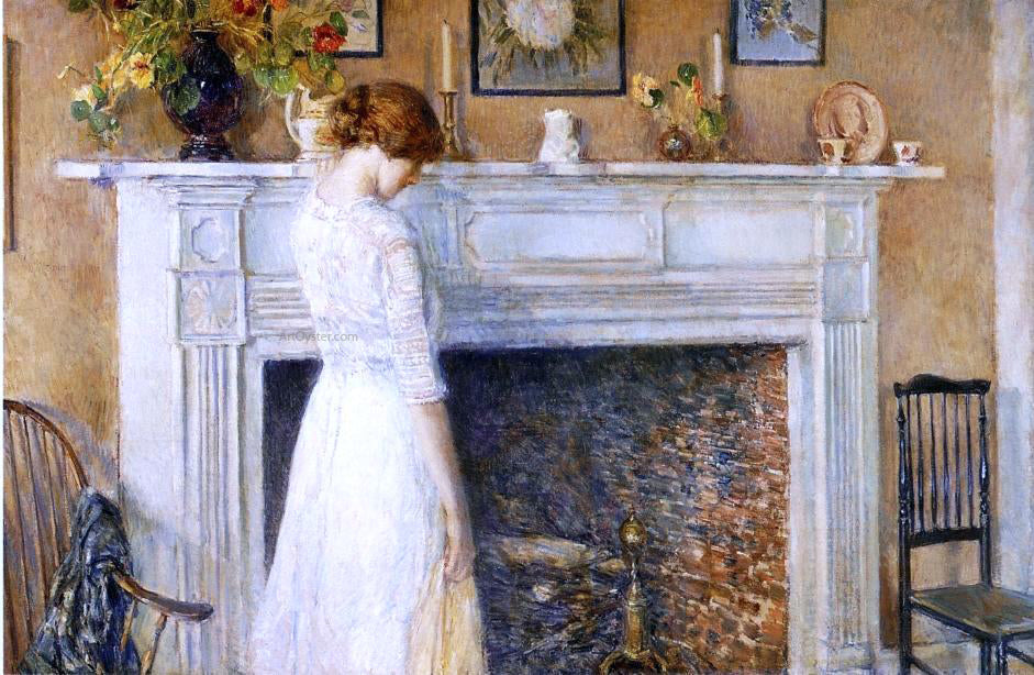 Frederick Childe Hassam In the Old House - Canvas Print