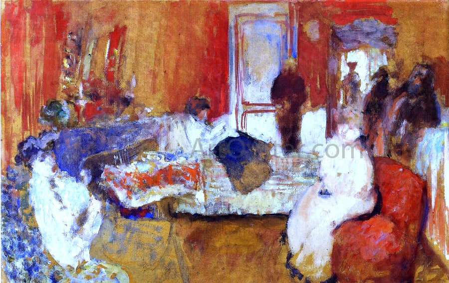 Edouard Vuillard In the Red Room - Canvas Print