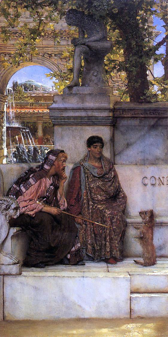 Sir Lawrence Alma-Tadema In the Time of Constantine - Canvas Print