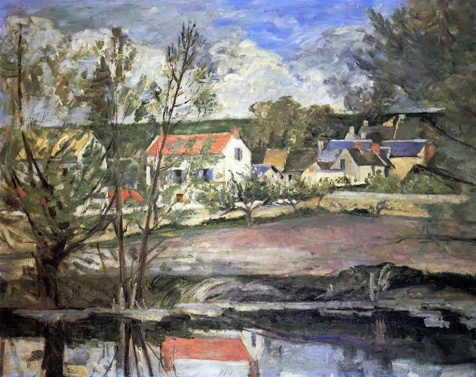 Paul Cezanne In the Valley of the Oise - Canvas Print