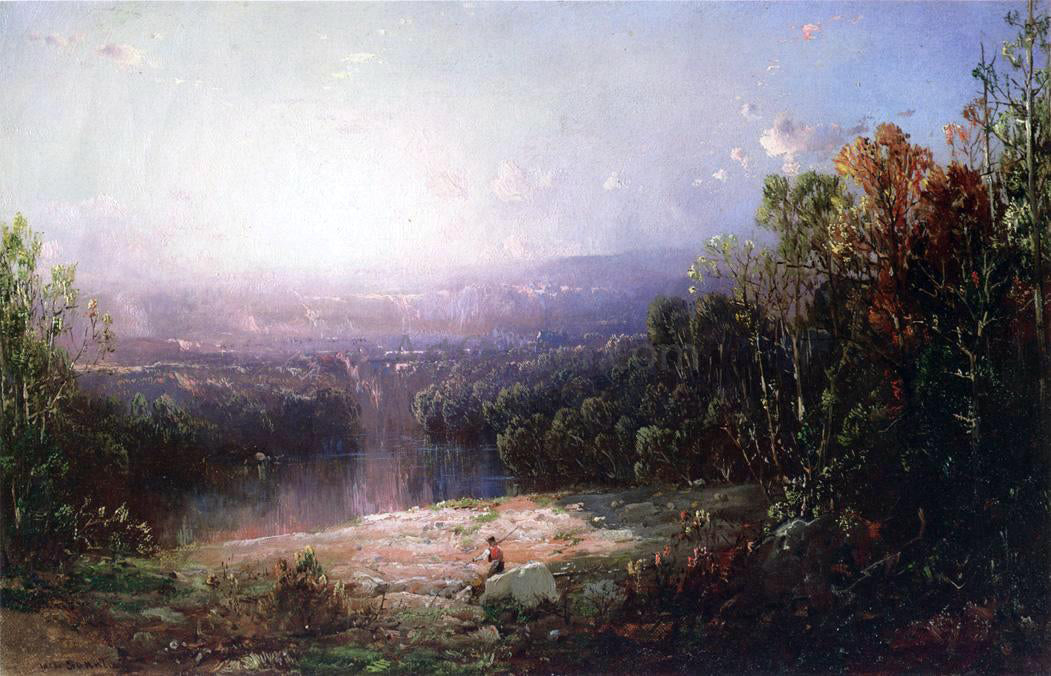 William Louis Sonntag In the Wilderness - Canvas Print