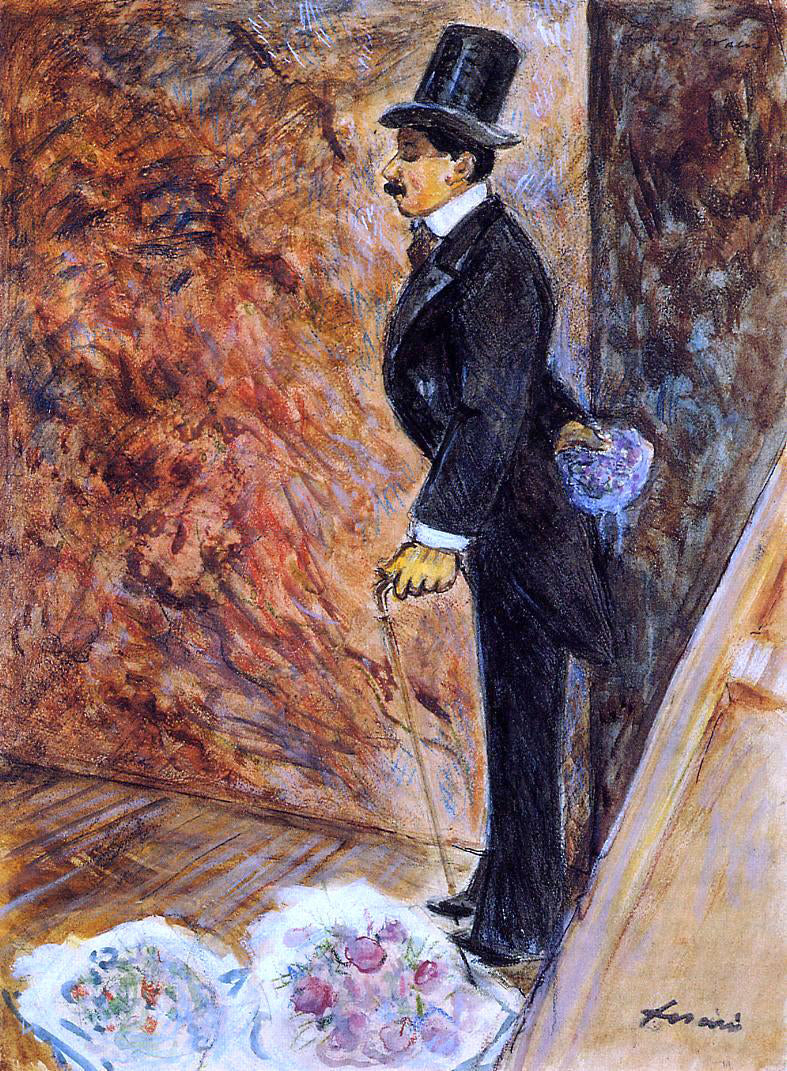 Jean-Louis Forain In the Wings - Canvas Print