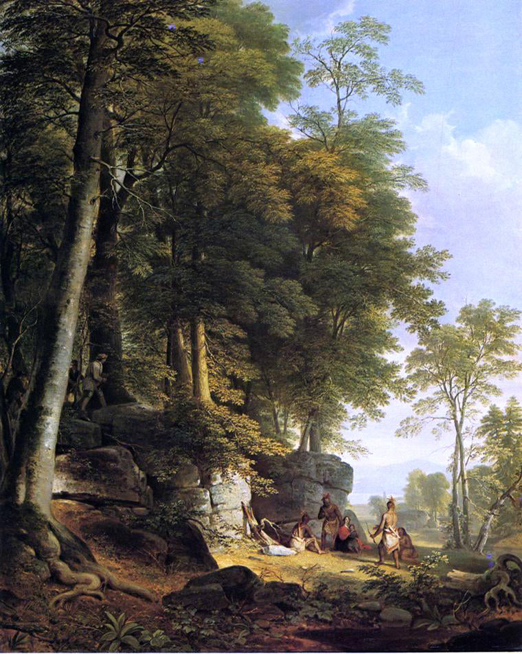 Asher Brown Durand Indian Rescue - Canvas Print
