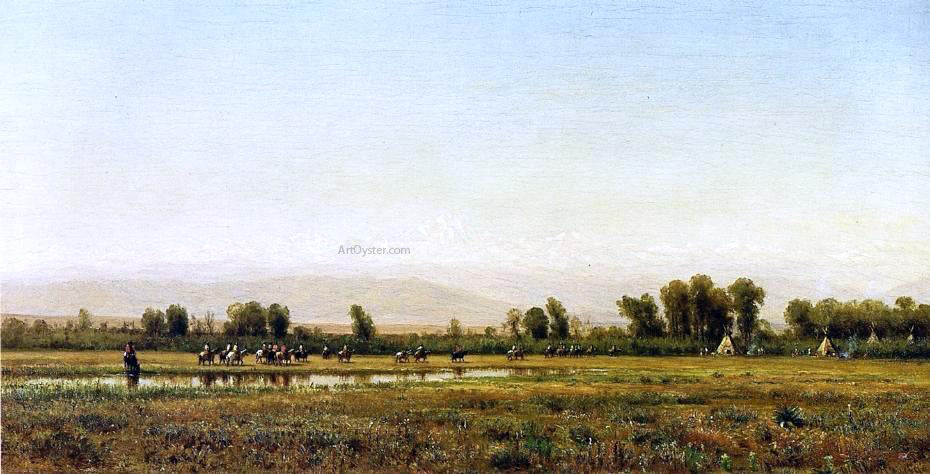 Thomas Worthington Whittredge Indian Reservation - Canvas Print