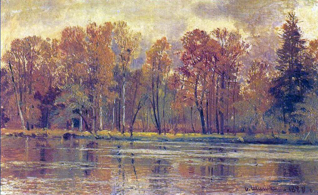 Ivan Ivanovich Shishkin Indian Summer - Canvas Print