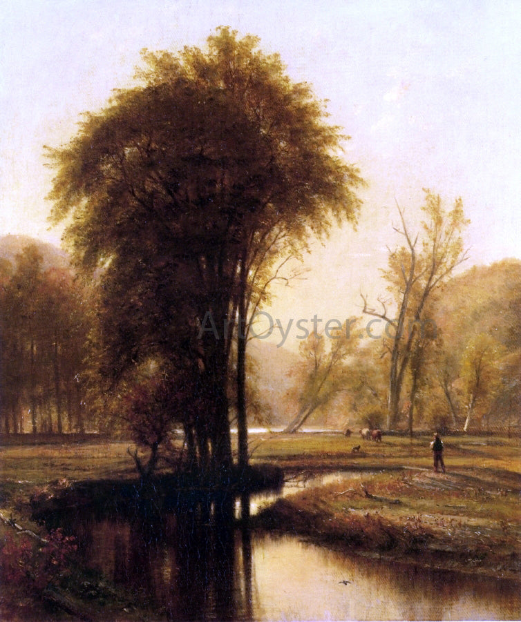 Thomas Worthington Whittredge Indian Summer - Canvas Print