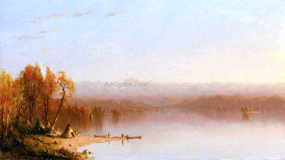 Sanford Robinson Gifford Indian Summer - Canvas Print