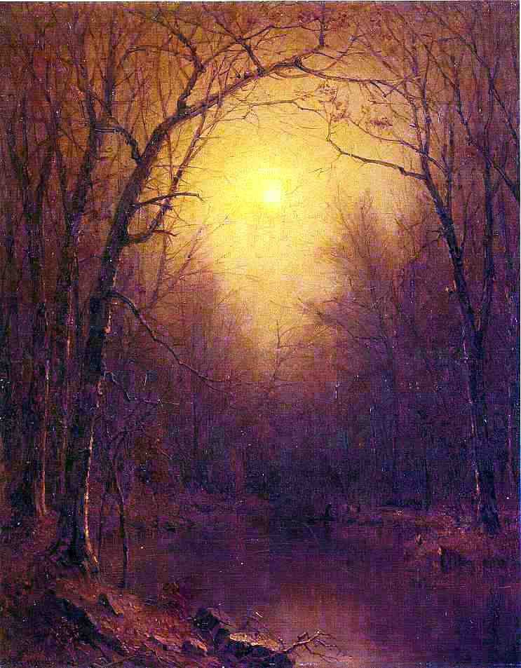 Sanford Robinson Gifford Indian Summer in the Bronx - Canvas Print