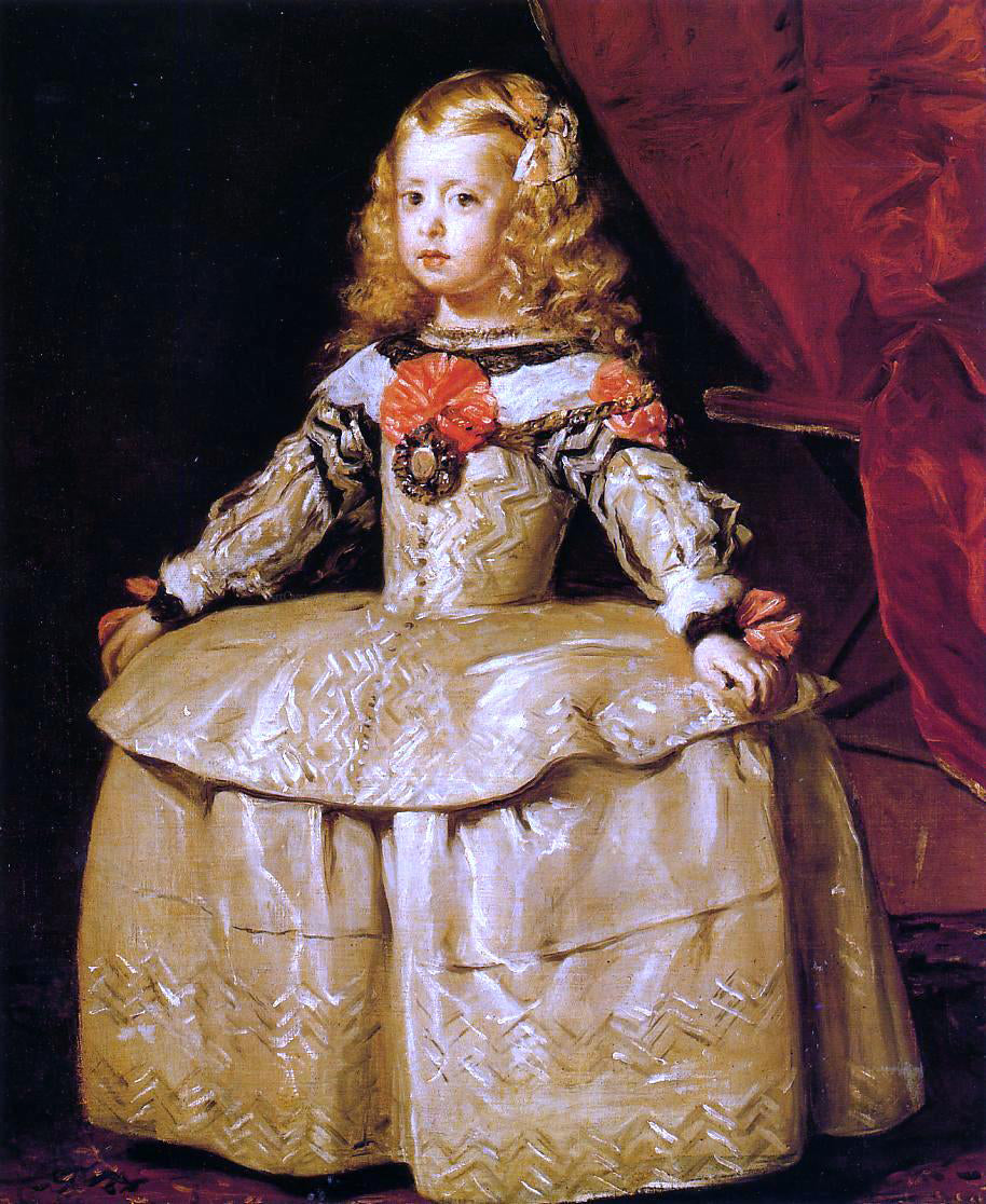Diego Velazquez Infant Margarita - Canvas Print