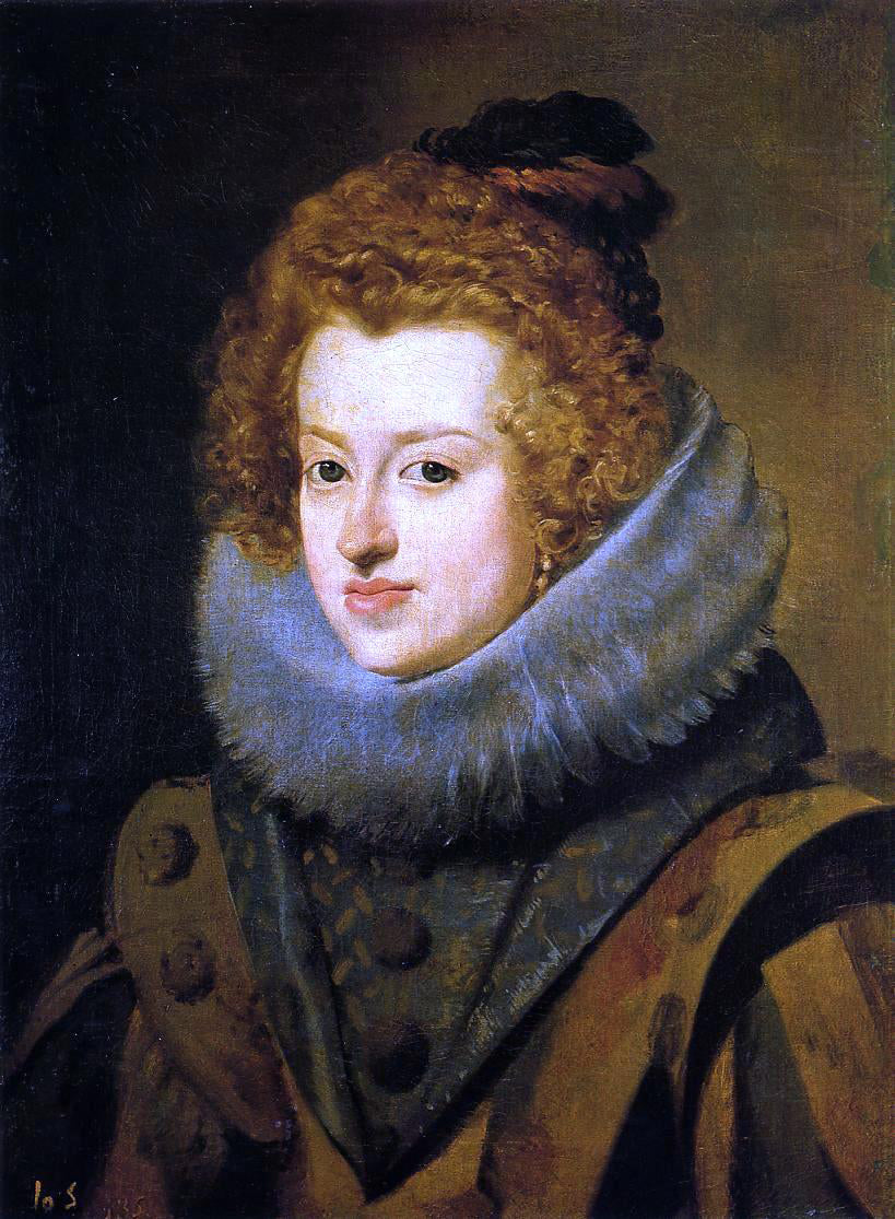 Diego Velazquez Infanta Dona Maria, Queen of Hungary - Canvas Print
