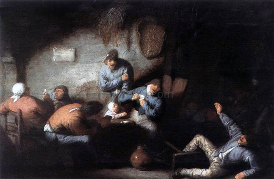 Adriaen Van Ostade Inn Scene - Canvas Print