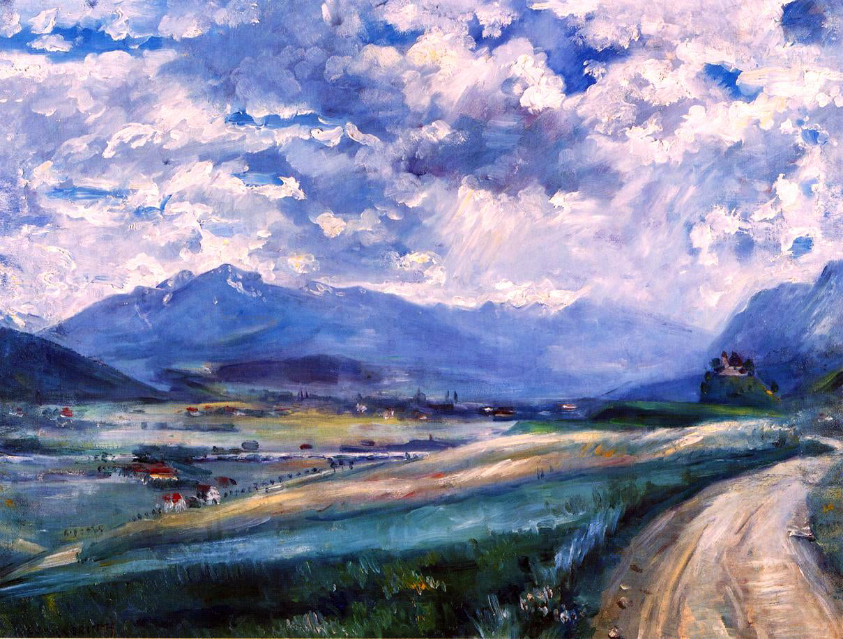 Lovis Corinth Inn Valley Landscape - Canvas Print