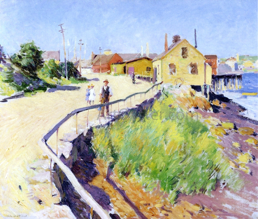 Willard Leroy Metcalf Inner Harbour, Gloucester - Canvas Print
