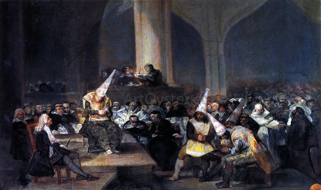 Francisco Jose de Goya Y Lucientes Inquisition Scene - Canvas Print