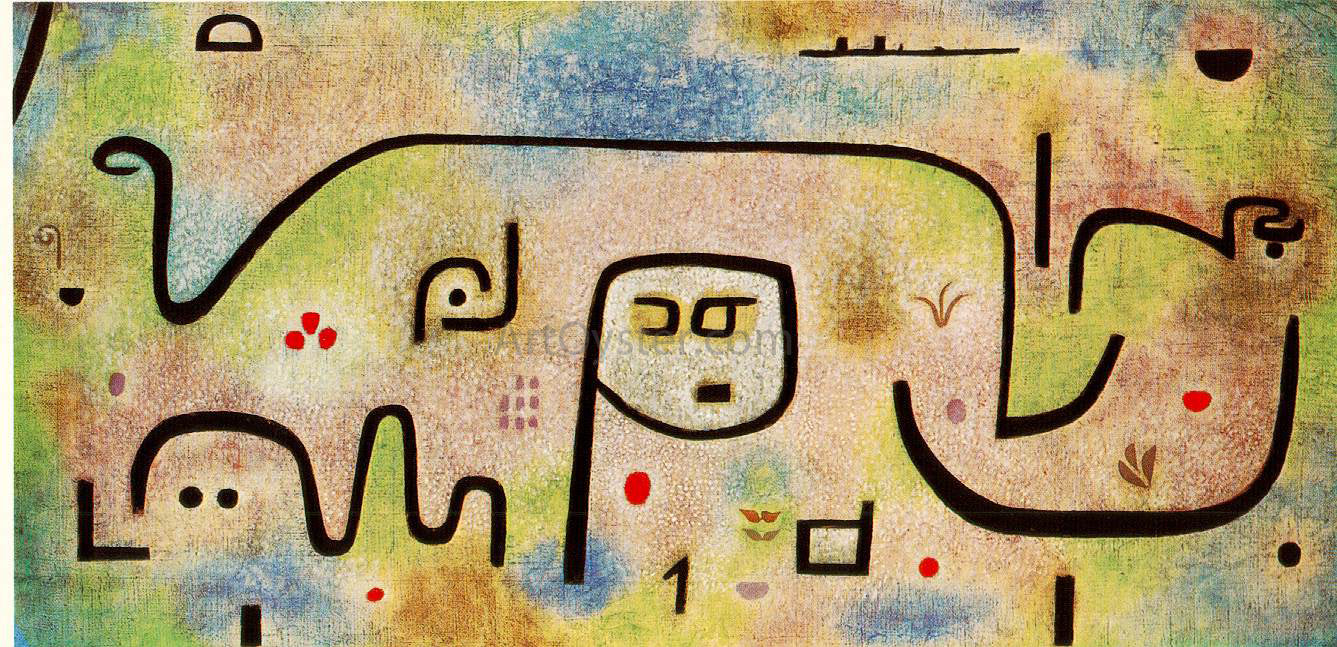 Paul Klee Insula Dulcamara - Canvas Print