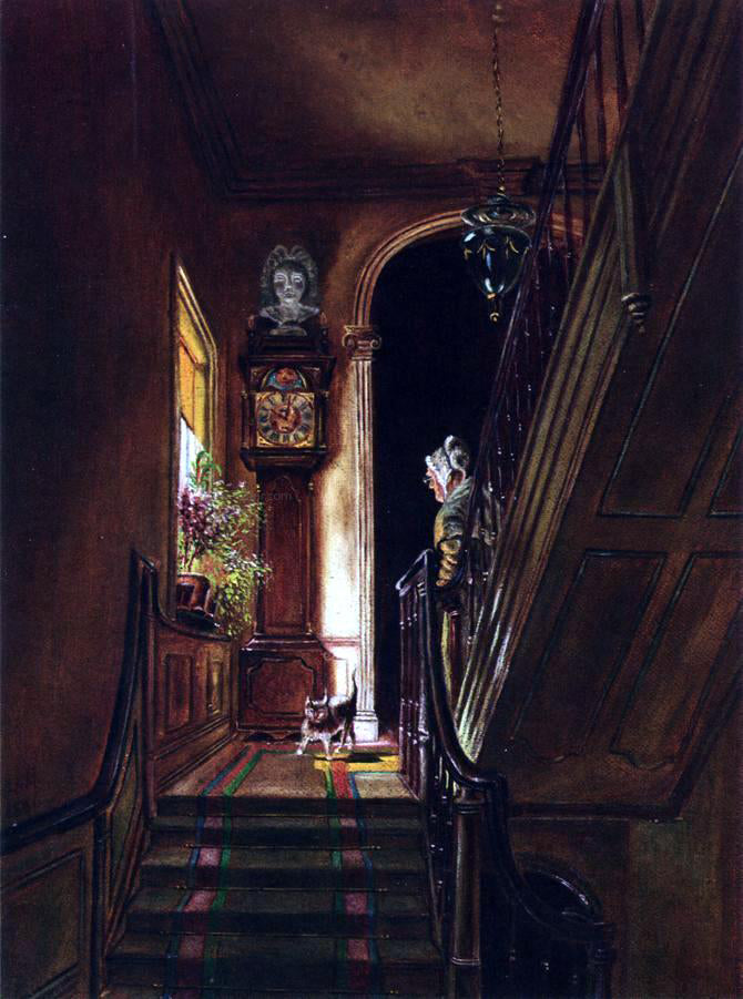 Edward Lamson Henry Interior at Petworth - Canvas Print