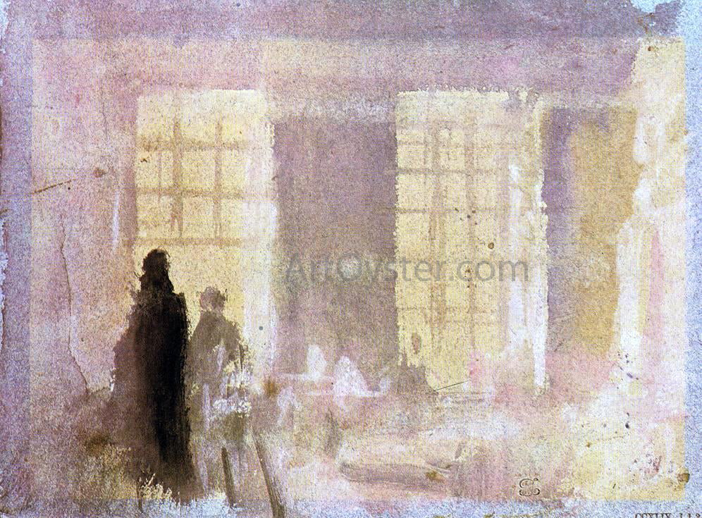 Joseph William Turner Interior at Petworth - Canvas Print