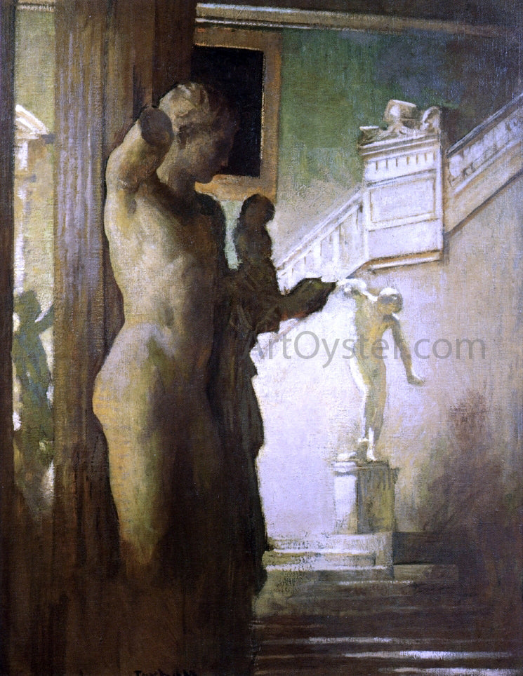 Edmund Tarbell Interior of the Corcoran Gallery of Art - Canvas Print