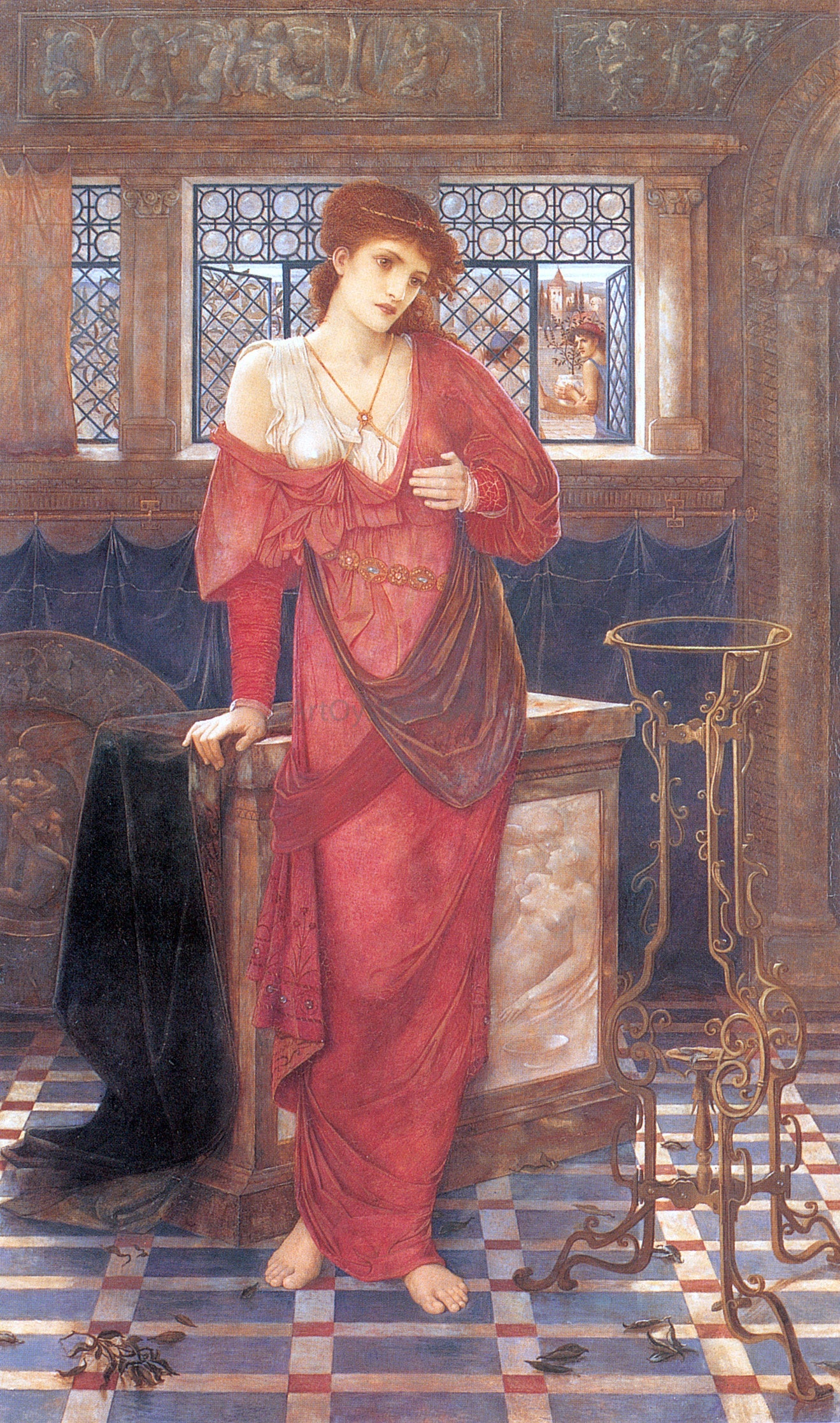 John Melhuish Strudwick Isabella - Canvas Print