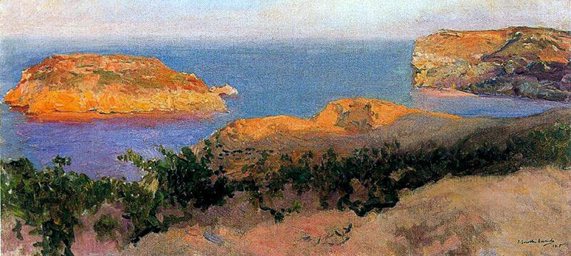 Joaquin Sorolla Y Bastida Isla del Cap Marti, Javea - Canvas Print