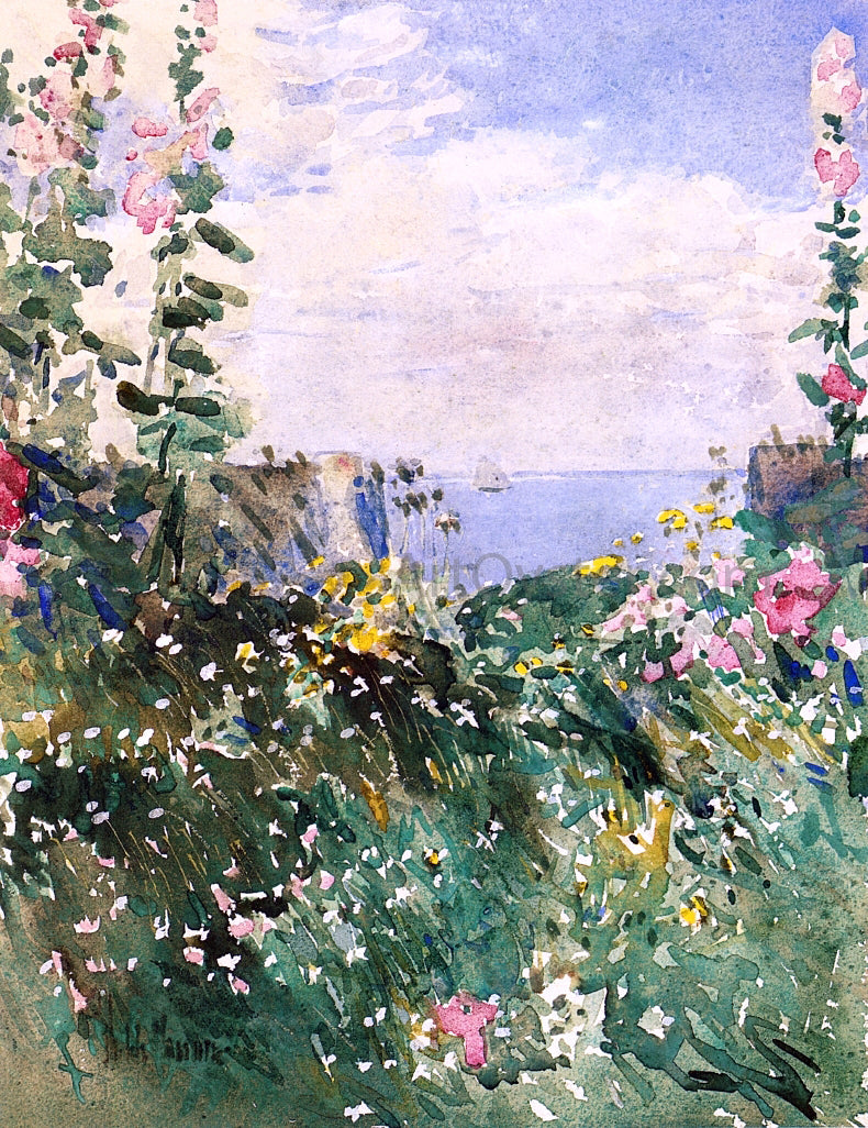 Frederick Childe Hassam Isles of Shoals Garden, Appledore - Canvas Print
