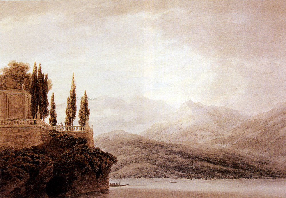 John Robert Cozens Isola Bella On Lago Maggiore - Canvas Print