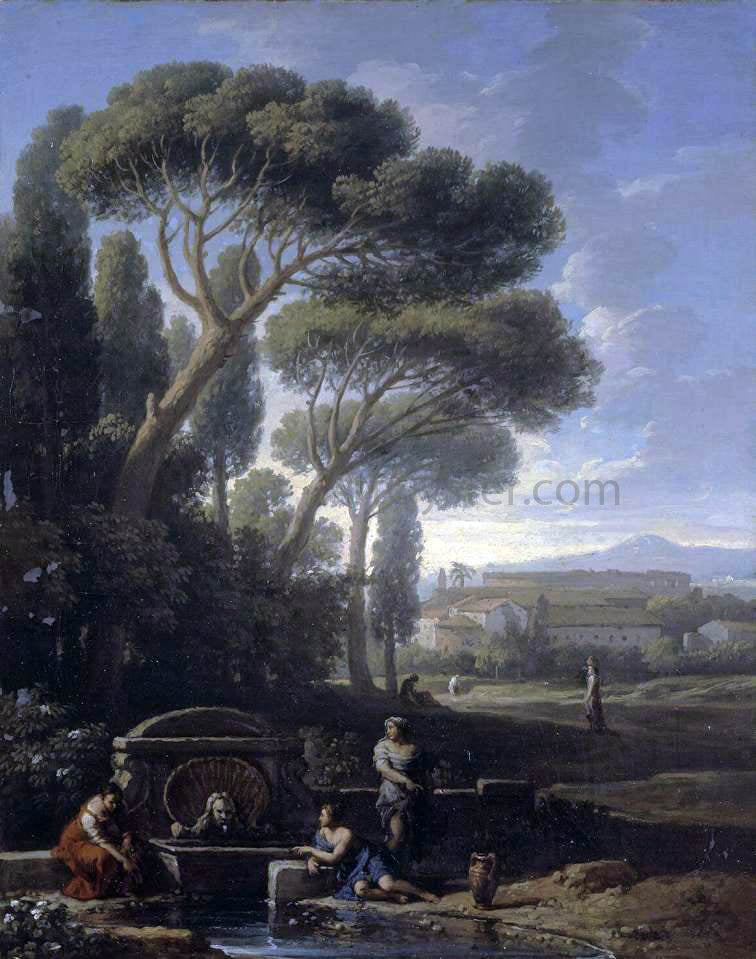 Jan Frans Van Bloemen Italian Landscape - Canvas Print
