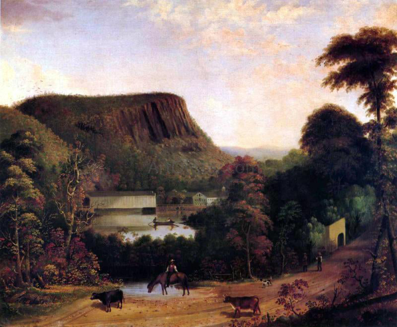 George Henry Durrie Ithiel Town's Bridge Near East Rock - Canvas Print