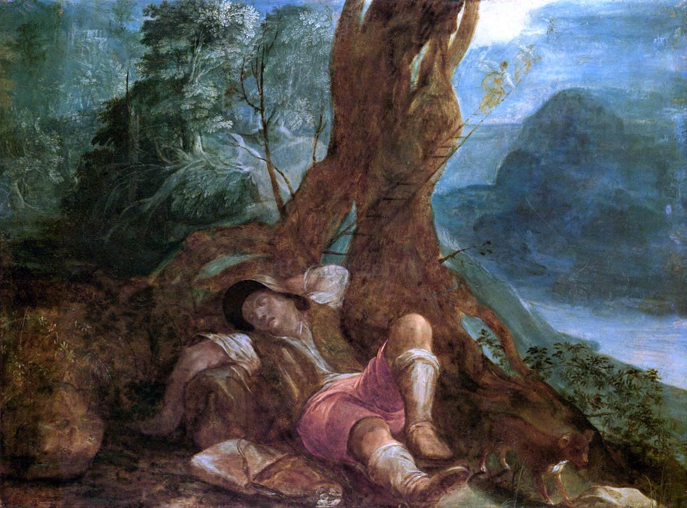 Adam Elsheimer Jacob's Dream - Canvas Print