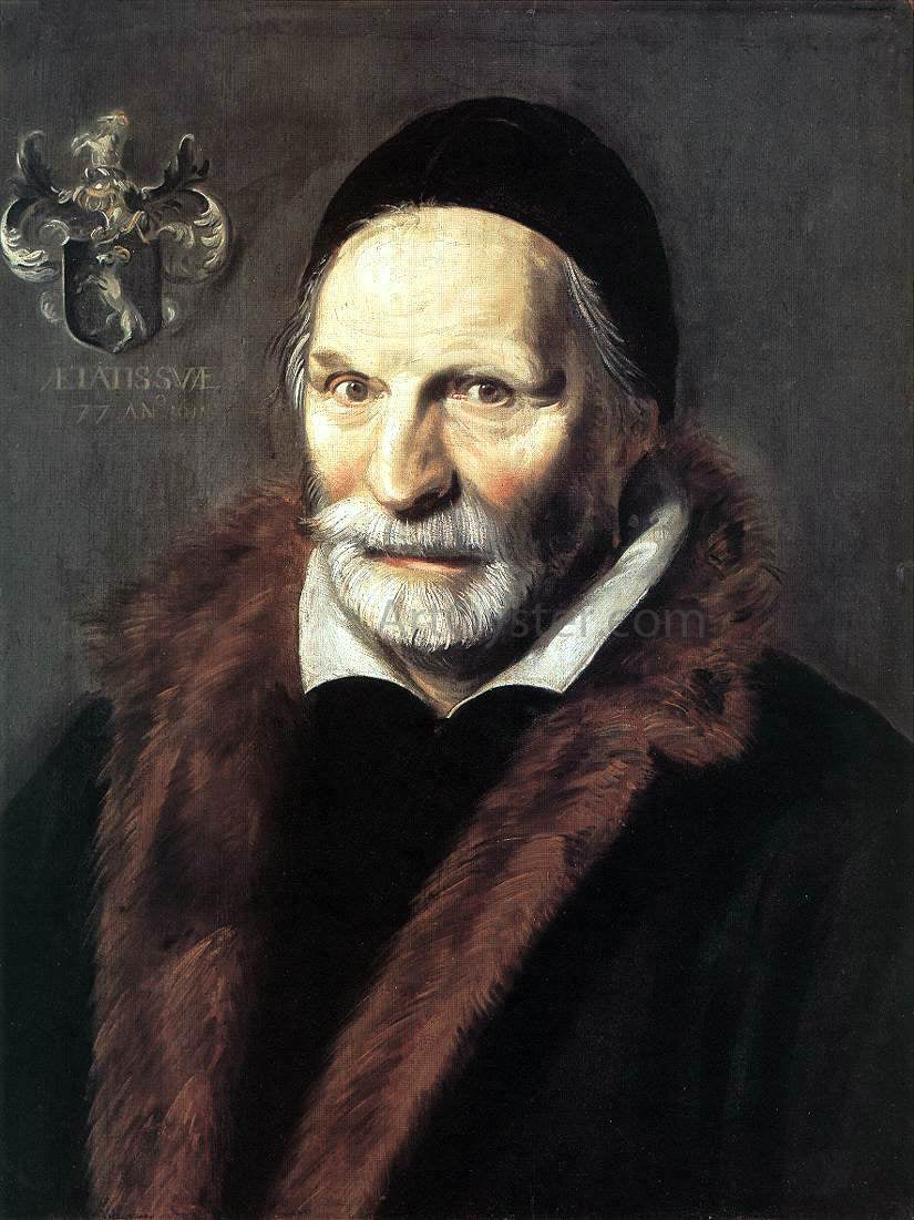 Frans Hals Jacobus Zaffius - Canvas Print