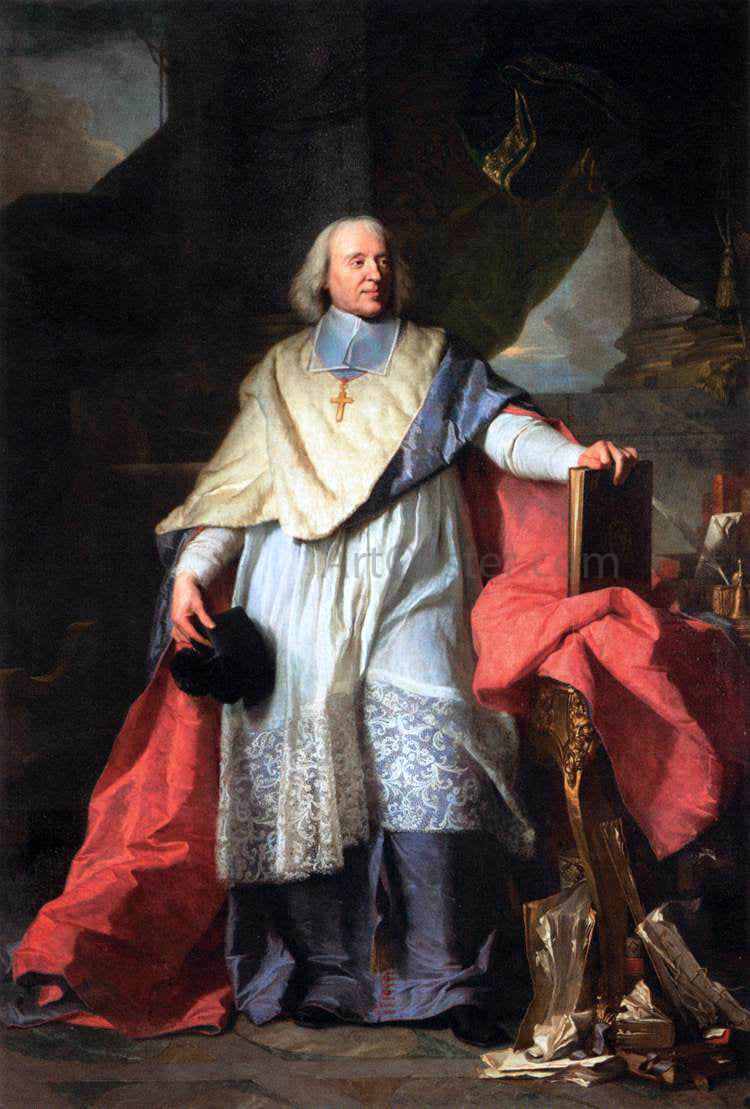 Hyacinthe Rigaud Jacques-Benigne Bossuet - Canvas Print