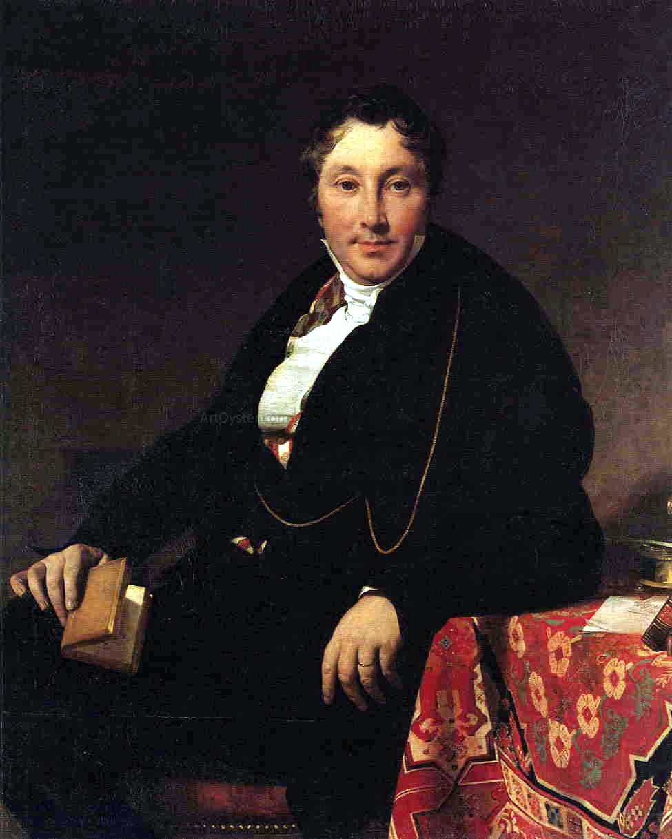 Jean-Auguste-Dominique Ingres Jacques-Louis Leblanc (1774-1846) - Canvas Print