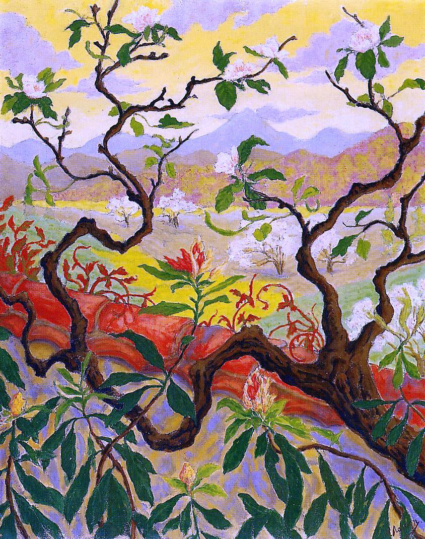 Paul Ranson Japanese Style Landscape - Canvas Print