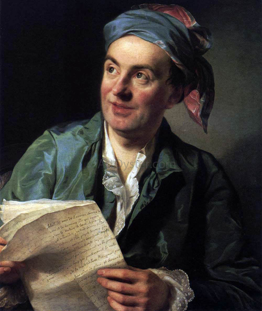 Alexander Roslin Jean-Francois Marmontel - Canvas Print