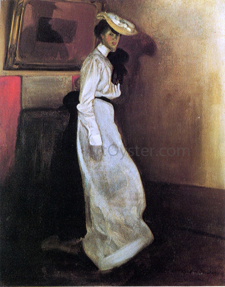 Alfred Henry Maurer Jeanne in Interior - Canvas Print