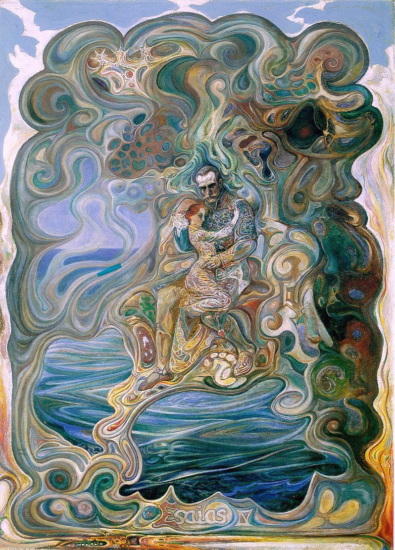 Johannes Holbek Jesaya IV - Canvas Print