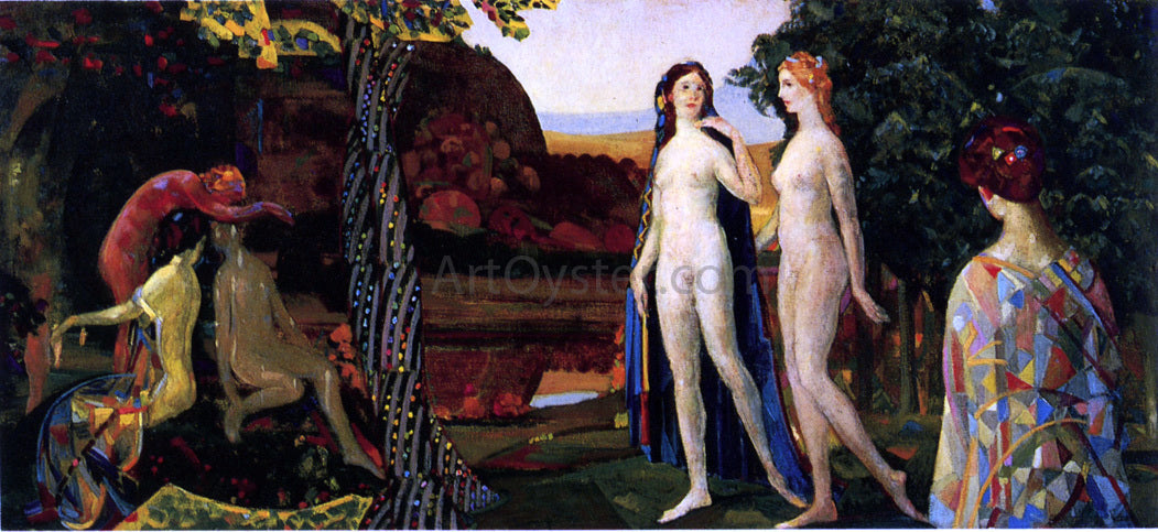 Arthur B Davies Jewel-Bearing Tree of Amity - Canvas Print