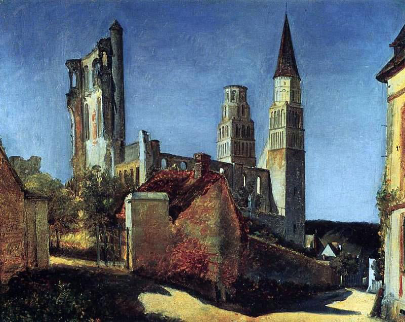 Jean-Baptiste-Camille Corot Jimieges - Canvas Print