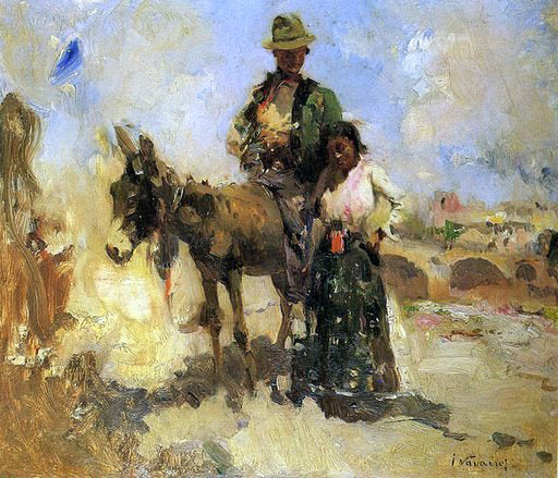 Jose Navarro Llorens Jitanos - Canvas Print