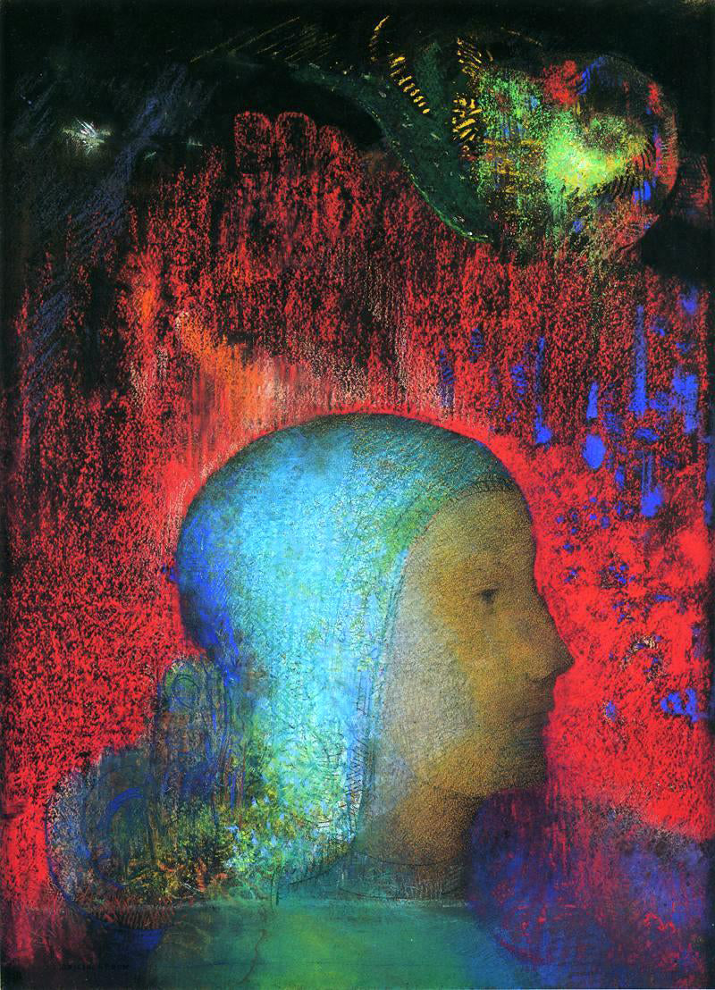 Odilon Redon Joan of Arc - Canvas Print